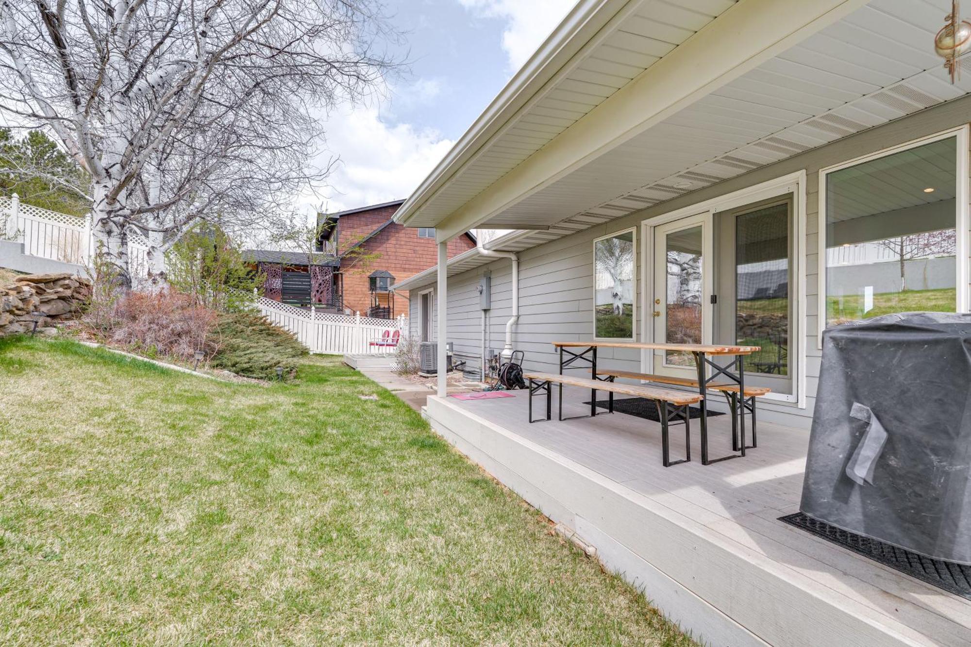 Inviting Great Falls Home With Wraparound Deck! Exterior photo